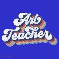 Retro Art Teacher For Artist Teacher Team Menn & Womenn Women's Tank Top thumb 5