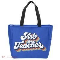 Retro Art Teacher For Artist Teacher Team Menn & Womenn Tote Bag thumb 0