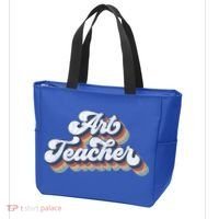 Retro Art Teacher For Artist Teacher Team Menn & Womenn Tote Bag thumb 3
