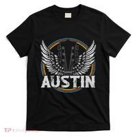 Retro Austin Texas Guitar Vintage Country Music Concert T-Shirt thumb 0