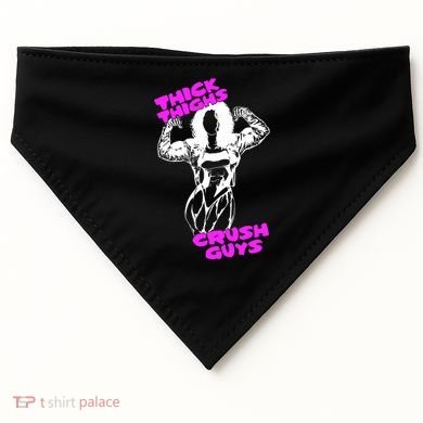 Raskol Apparel Thick Thighs Crush Guys USA-Made Doggie Bandana