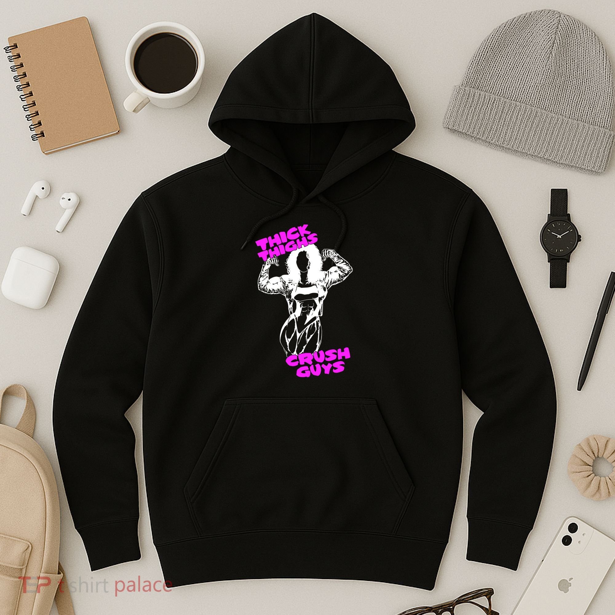 Raskol Apparel Thick Thighs Crush Guys Hoodie