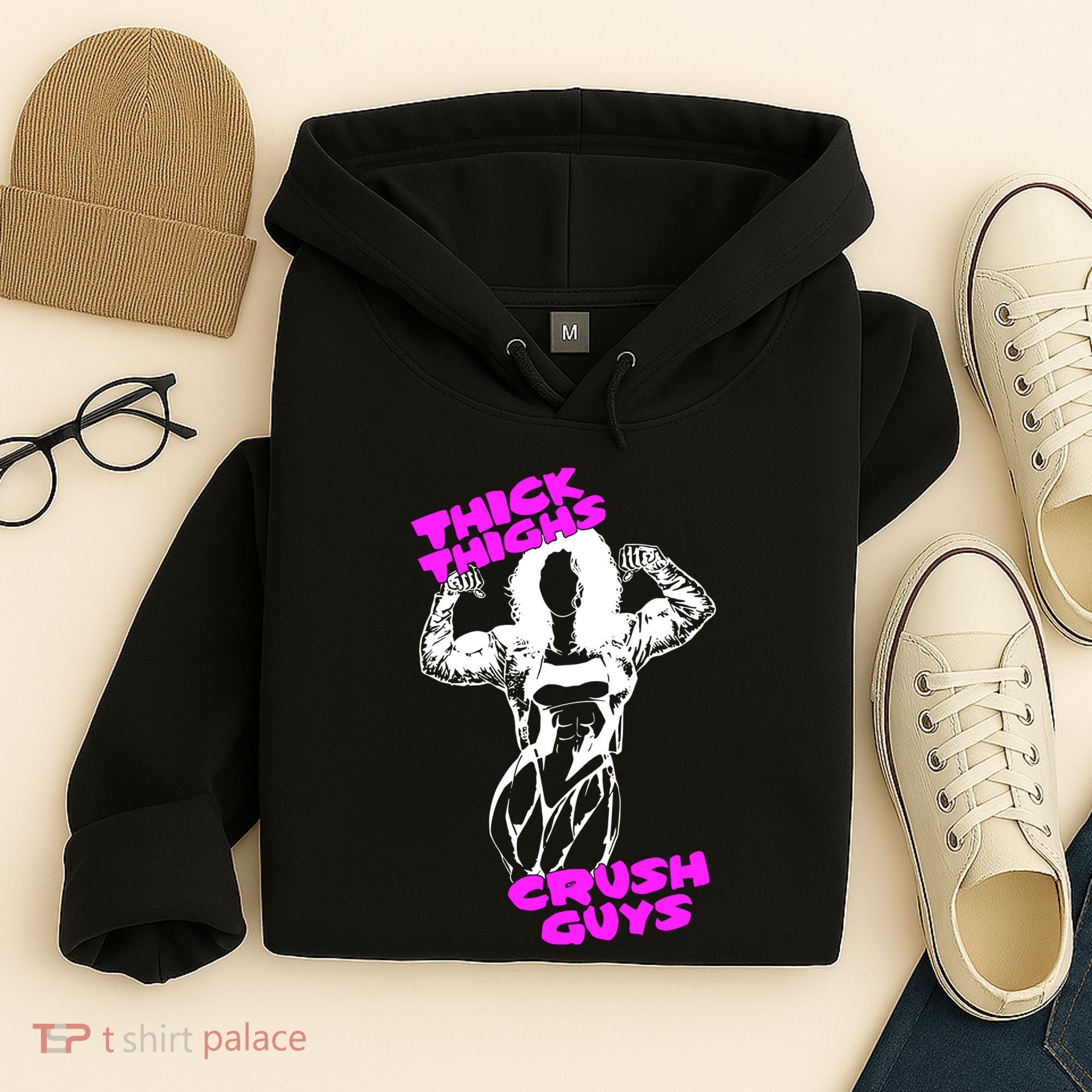 Raskol Apparel Thick Thighs Crush Guys Hoodie