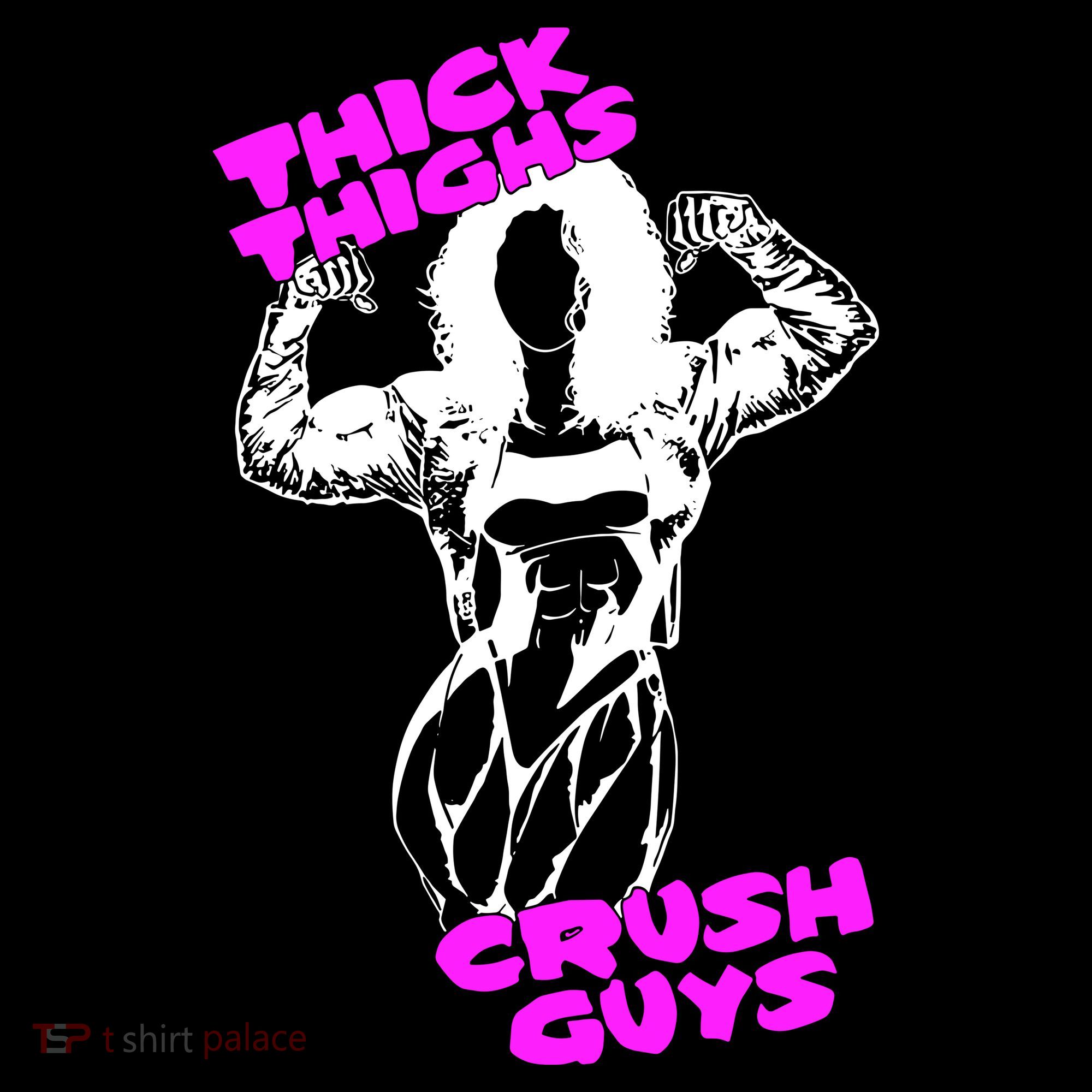 Raskol Apparel Thick Thighs Crush Guys Women's Hoodie