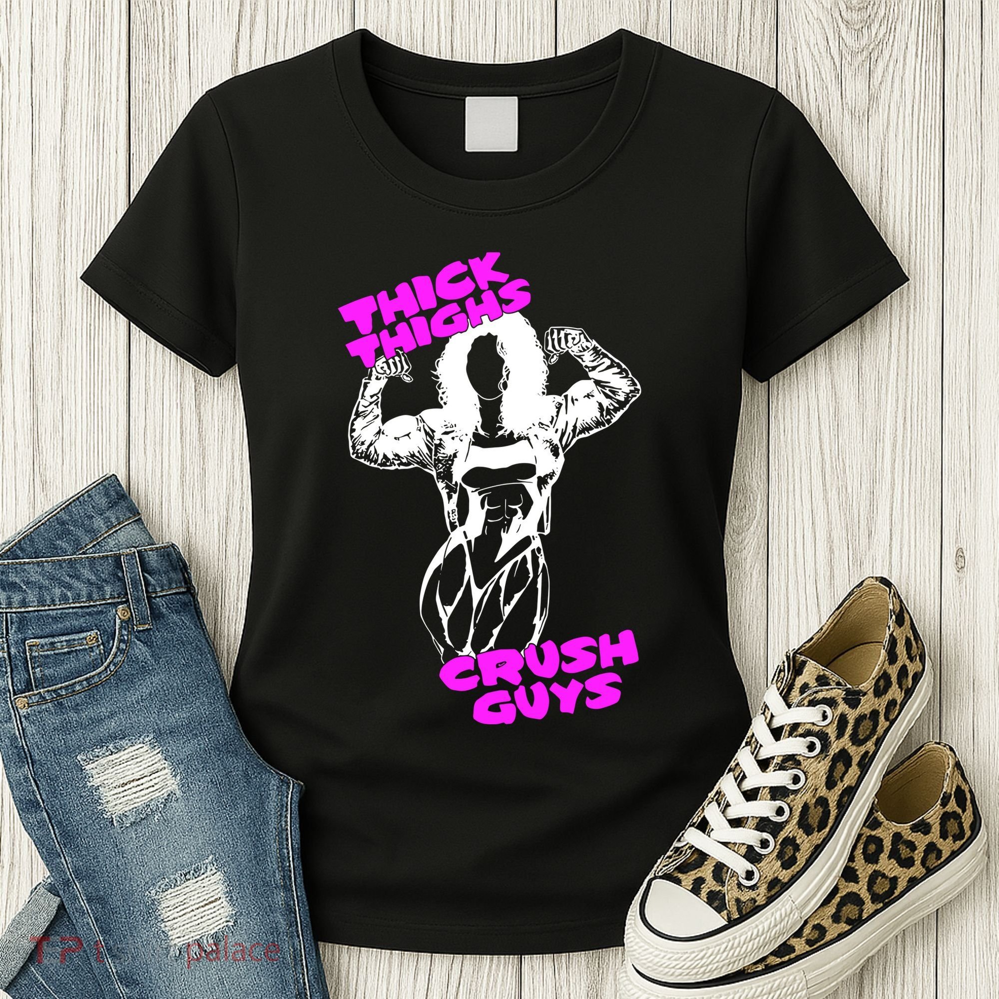 Raskol Apparel Thick Thighs Crush Guys Women's T-Shirt