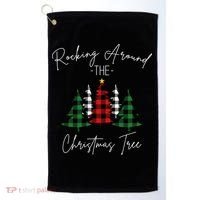 Rocking Around The Christmas Tree Golf Towel thumb 0