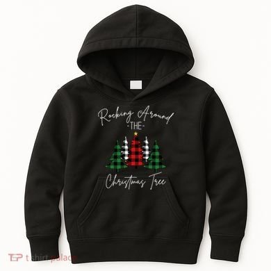 Rocking Around The Christmas Tree Kids Hoodie
