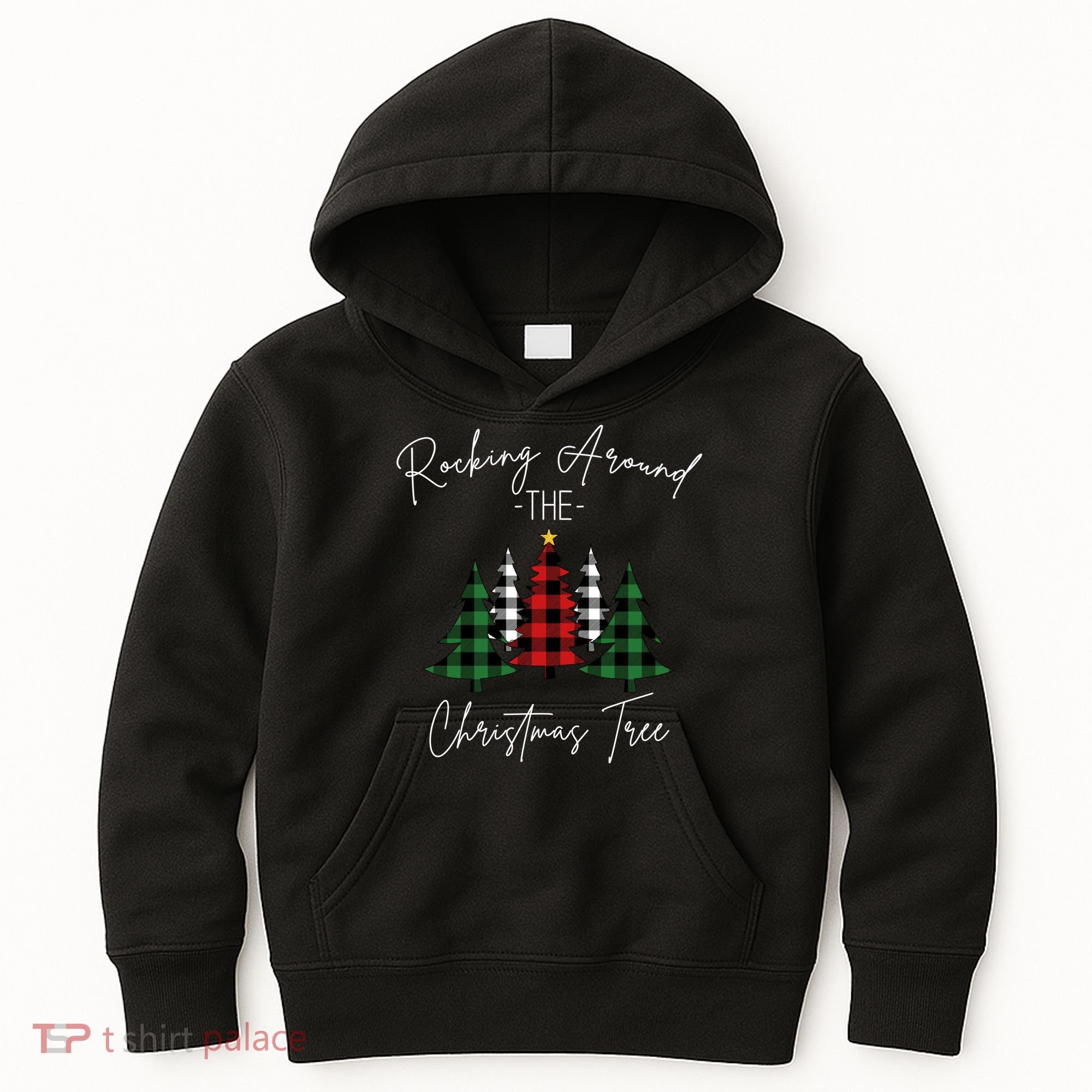 Rocking Around The Christmas Tree Kids Hoodie
