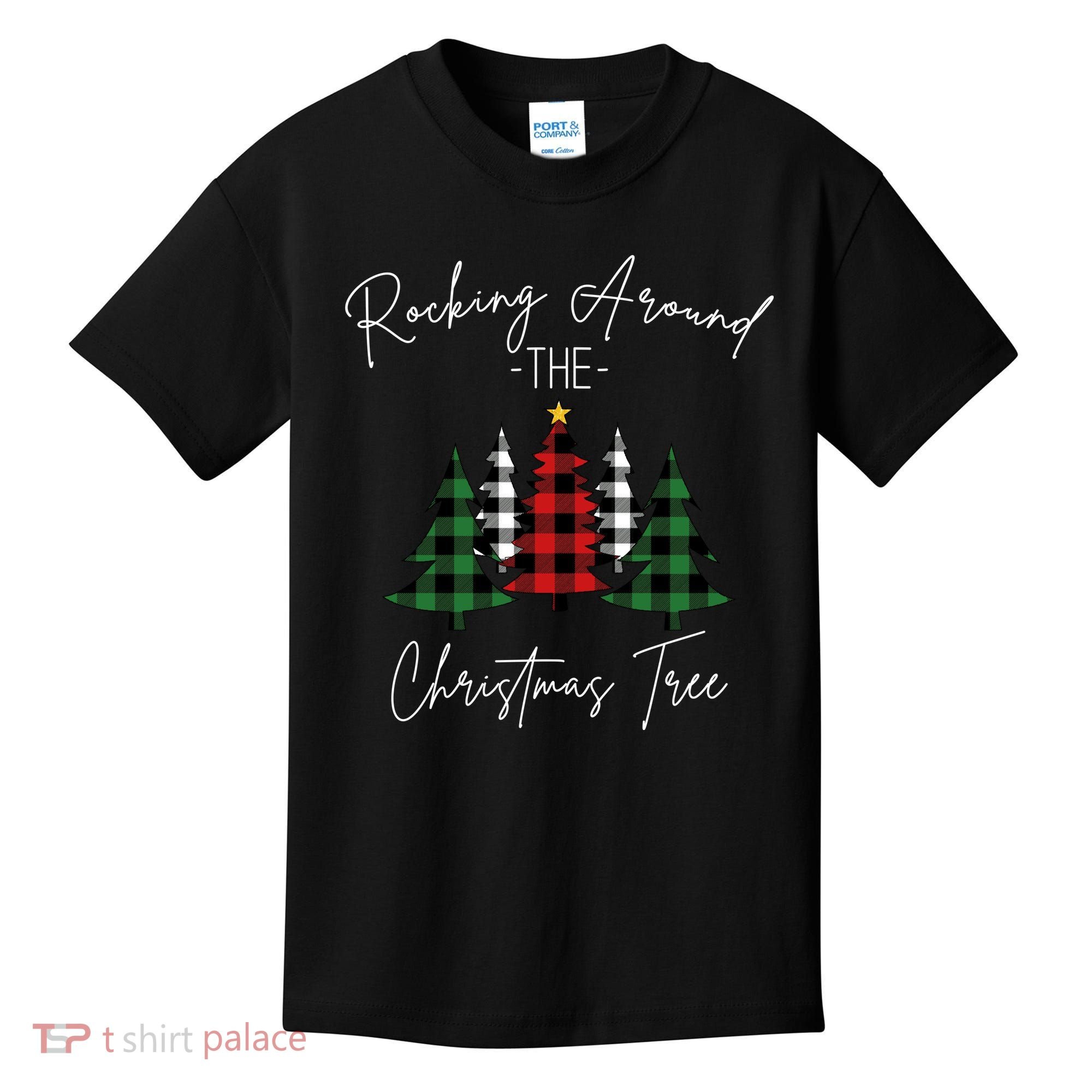 Rocking Around The Christmas Tree Kids T-Shirt