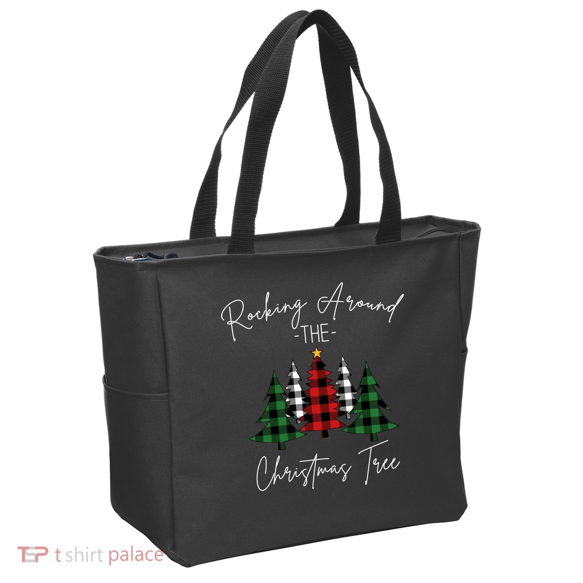 Rocking Around The Christmas Tree Tote Bag
