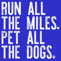 Run All The Miles Pet All The Dogs Funny Runner Running Meme Meaningful Gift Kids Sweatshirt thumb 2