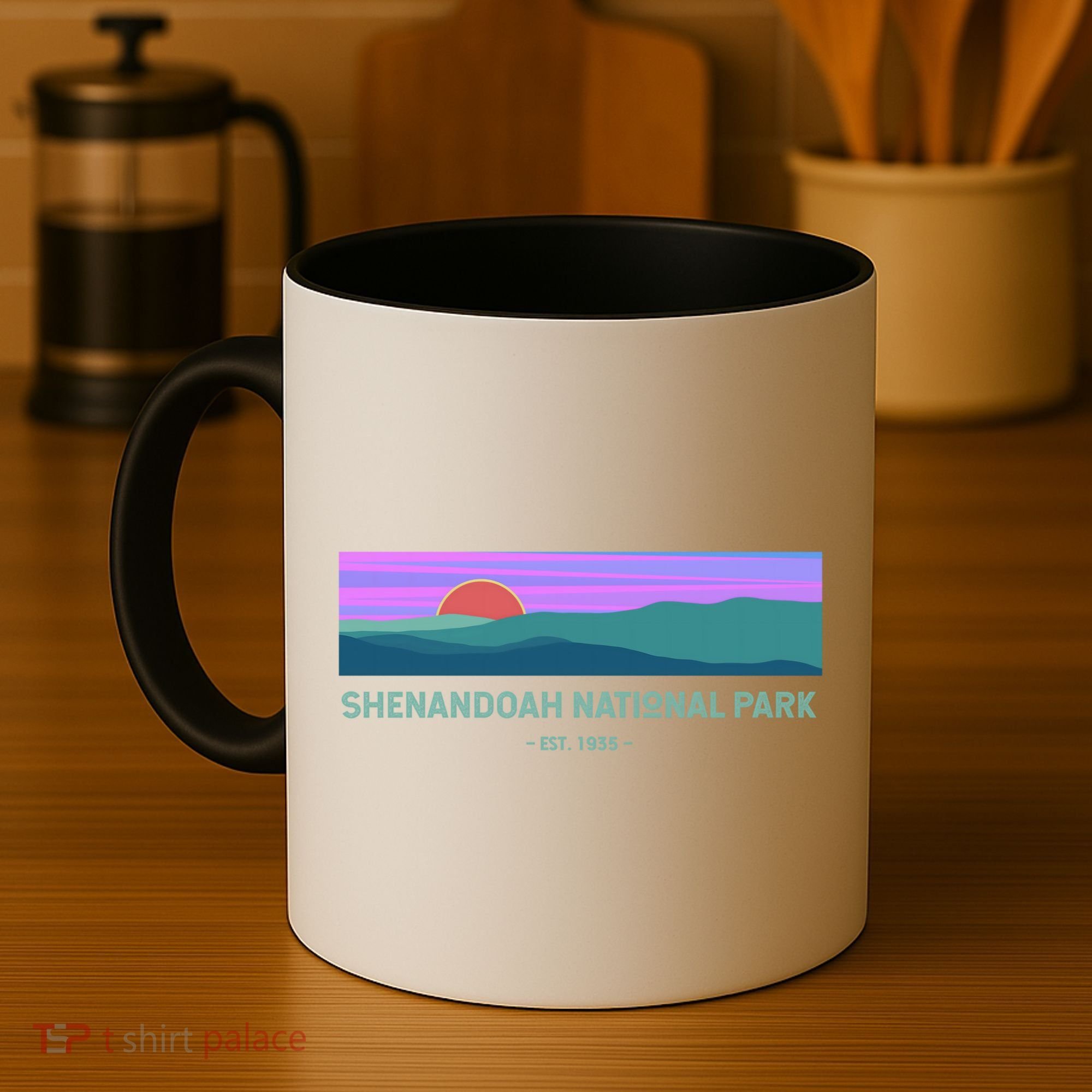 Retro Appalachian Trail Blue Ridge Shenandoah National Park Gift Coffee Mug