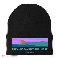 Retro Appalachian Trail Blue Ridge Shenandoah National Park Gift Beanie thumb 0