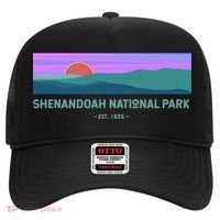 Retro Appalachian Trail Blue Ridge Shenandoah National Park Gift Hat thumb 0