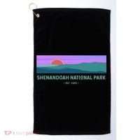 Retro Appalachian Trail Blue Ridge Shenandoah National Park Gift Golf Towel thumb 0
