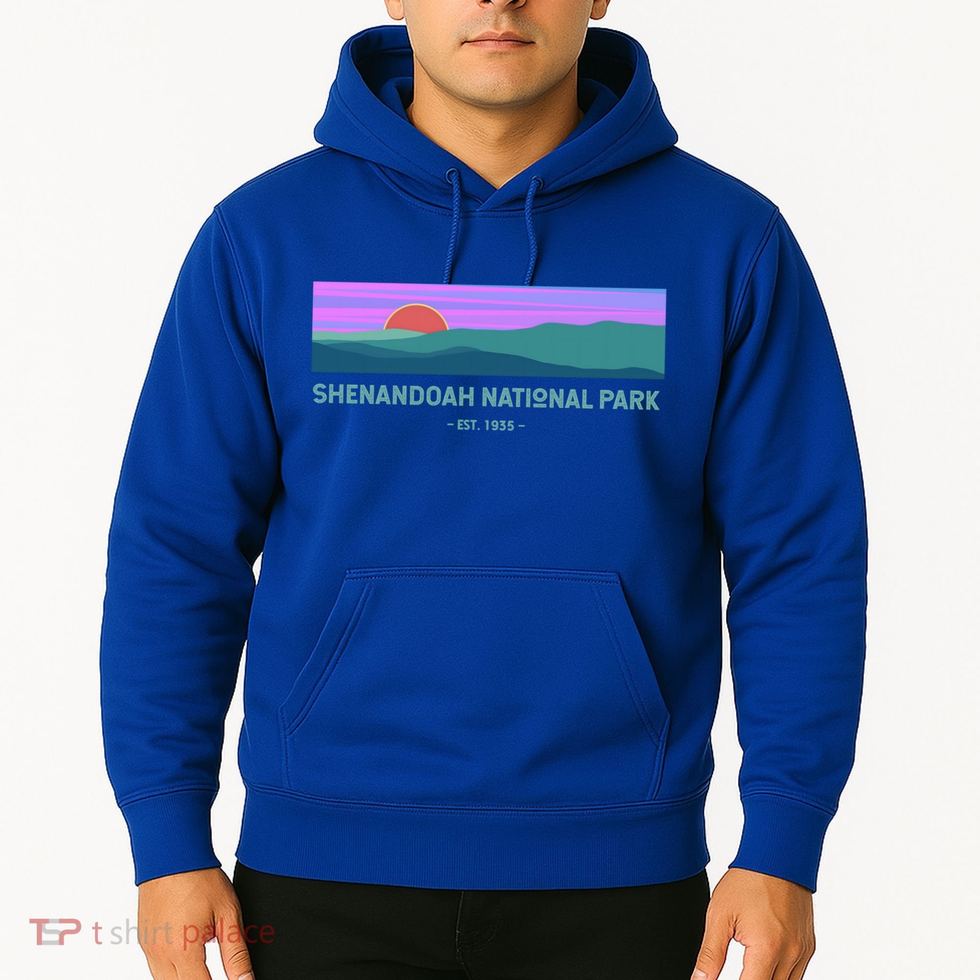 Retro Appalachian Trail Blue Ridge Shenandoah National Park Gift Hoodie