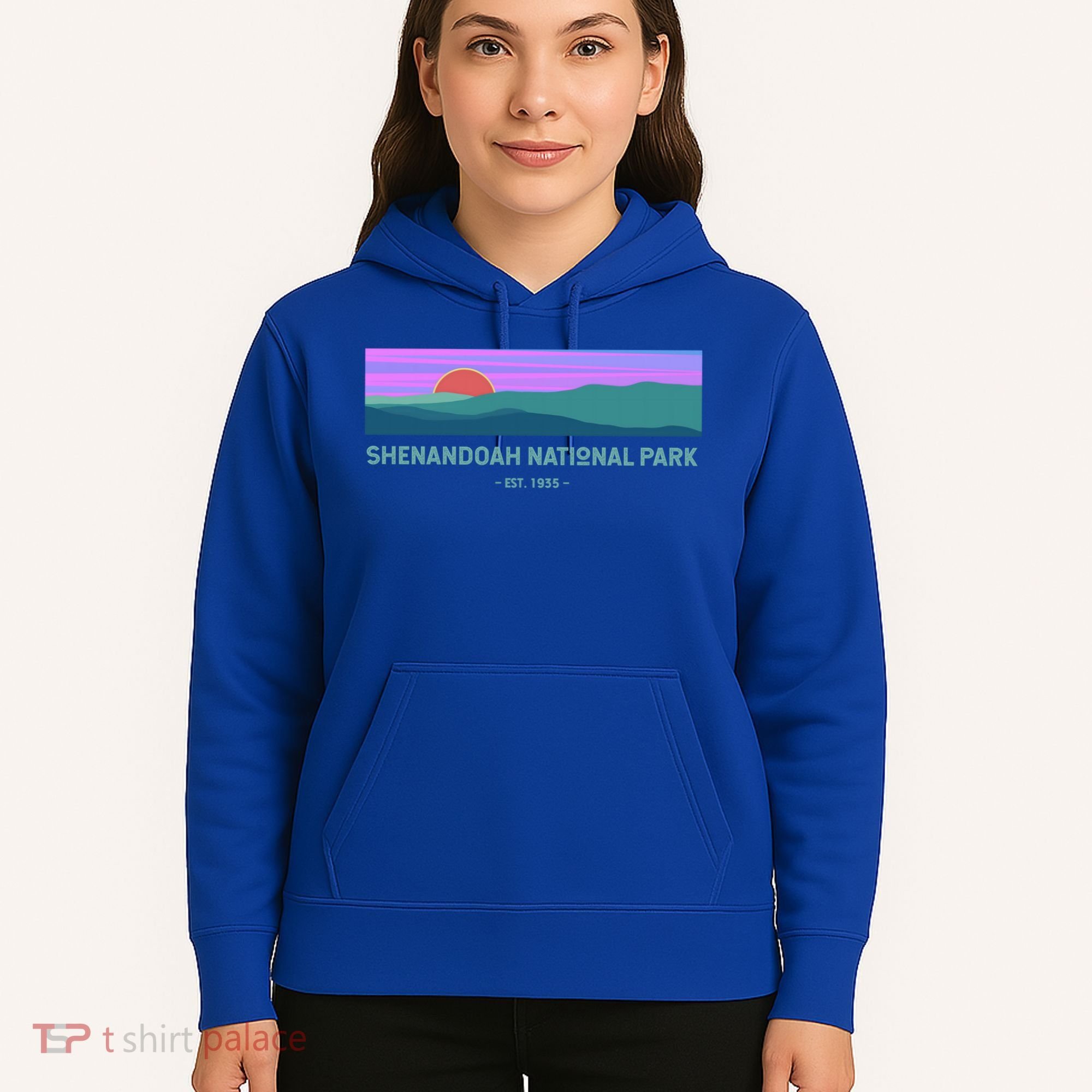 Retro Appalachian Trail Blue Ridge Shenandoah National Park Gift Hoodie
