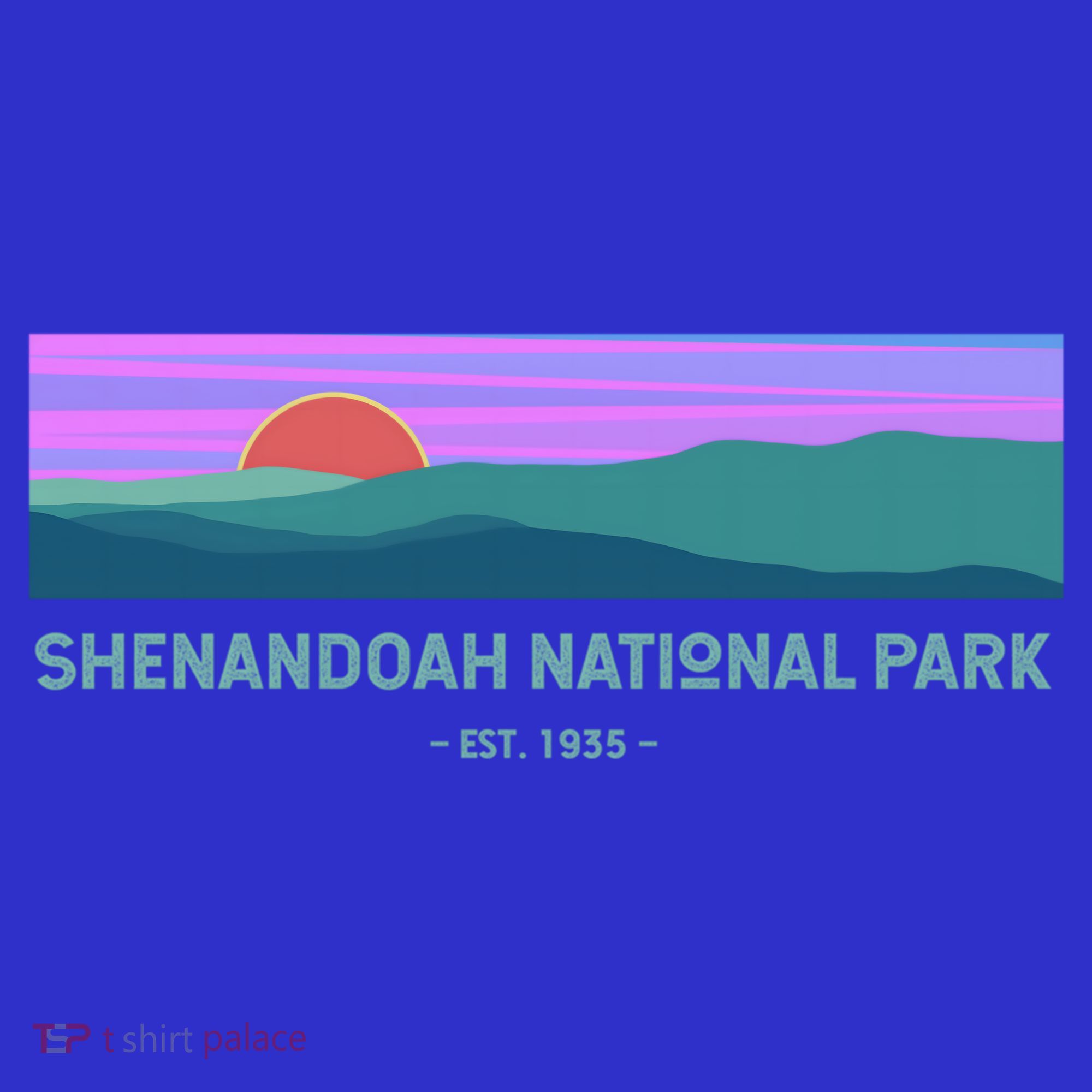 Retro Appalachian Trail Blue Ridge Shenandoah National Park Gift T-Shirt