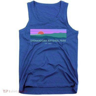 Retro Appalachian Trail Blue Ridge Shenandoah National Park Gift Tank Top