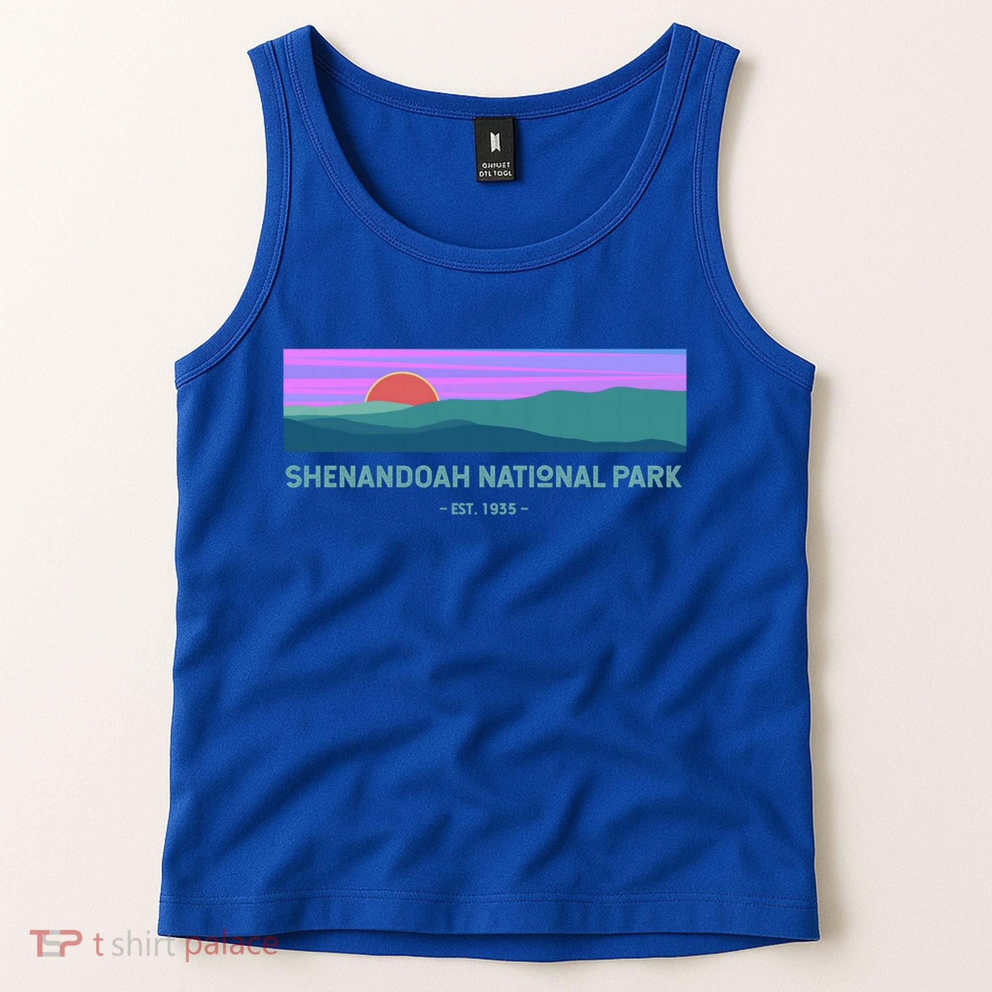 Retro Appalachian Trail Blue Ridge Shenandoah National Park Gift Tank Top