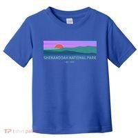 Retro Appalachian Trail Blue Ridge Shenandoah National Park Gift Toddler T-Shirt thumb 0