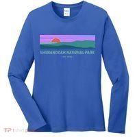 Retro Appalachian Trail Blue Ridge Shenandoah National Park Gift Women's Long Sleeve Shirt thumb 0
