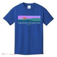 Retro Appalachian Trail Blue Ridge Shenandoah National Park Gift Kids T-Shirt thumb 0