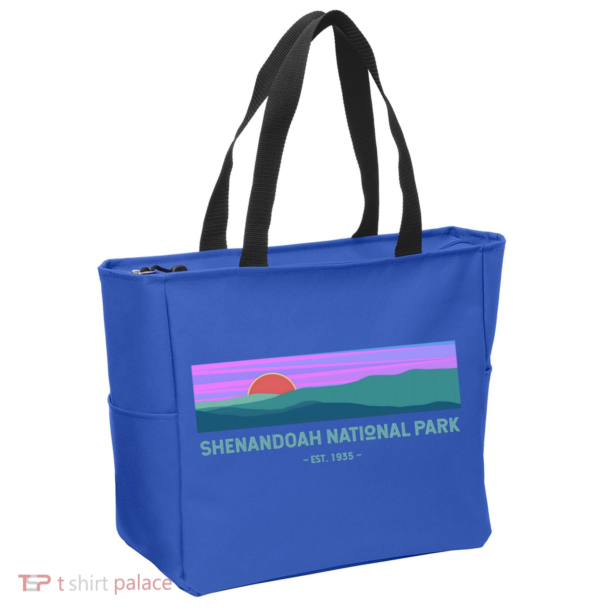 Retro Appalachian Trail Blue Ridge Shenandoah National Park Gift Tote Bag