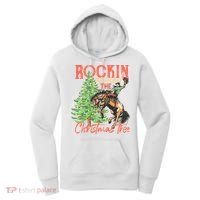 Rocking Around The Christmas Tree Christmas Cow Horse Women's Hoodie thumb 0