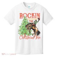 Rocking Around The Christmas Tree Christmas Cow Horse Kids T-Shirt thumb 0