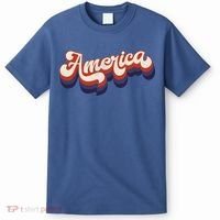 Retro America USA Vintage 4th Of July T-Shirt thumb 0