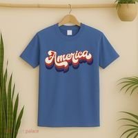 Retro America USA Vintage 4th Of July T-Shirt thumb 2