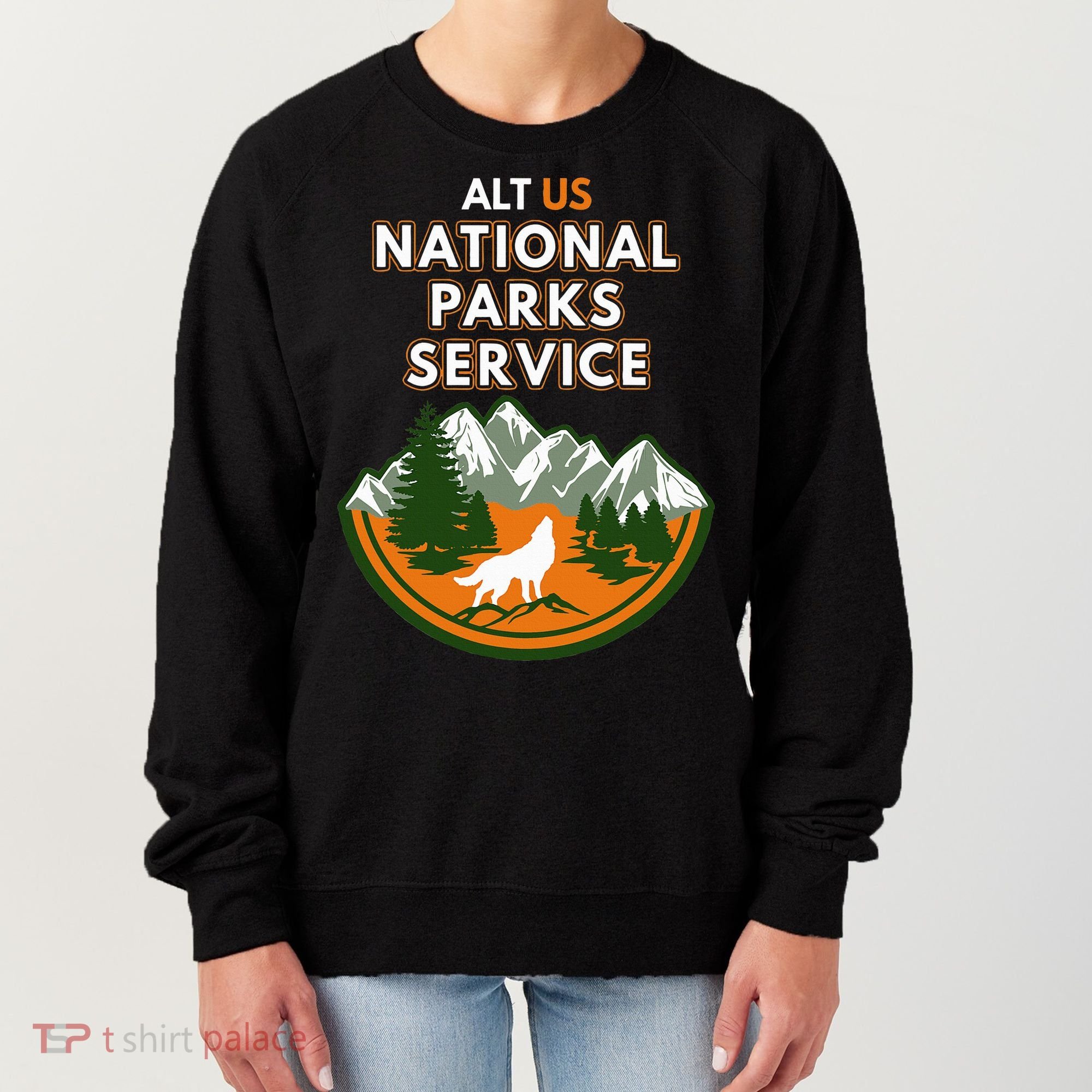 Resist Alt Us National Parks Service Women's Sweatshirt