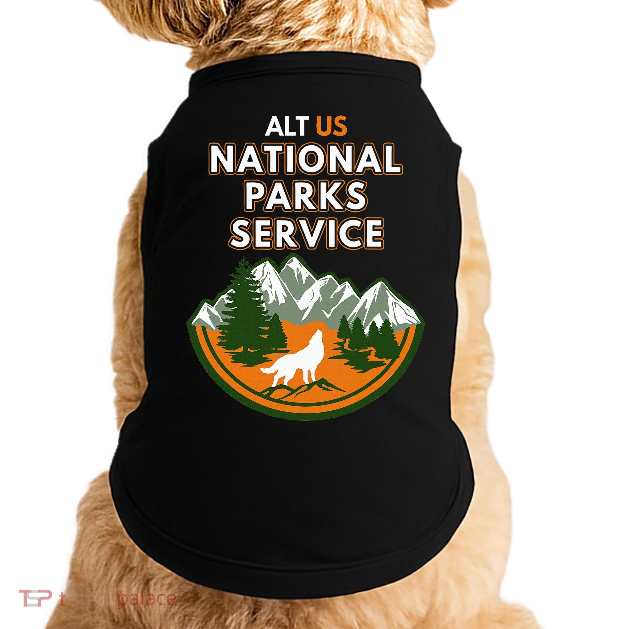 Resist Alt Us National Parks Service Doggie Tank