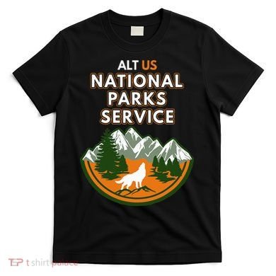 Resist Alt Us National Parks Service T-Shirt