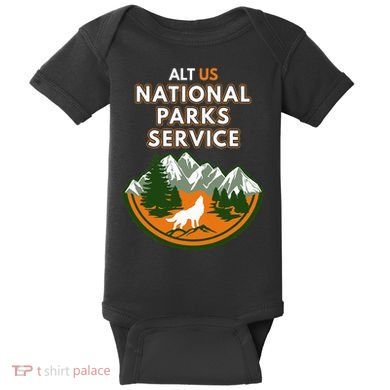 Resist Alt Us National Parks Service Baby Bodysuit
