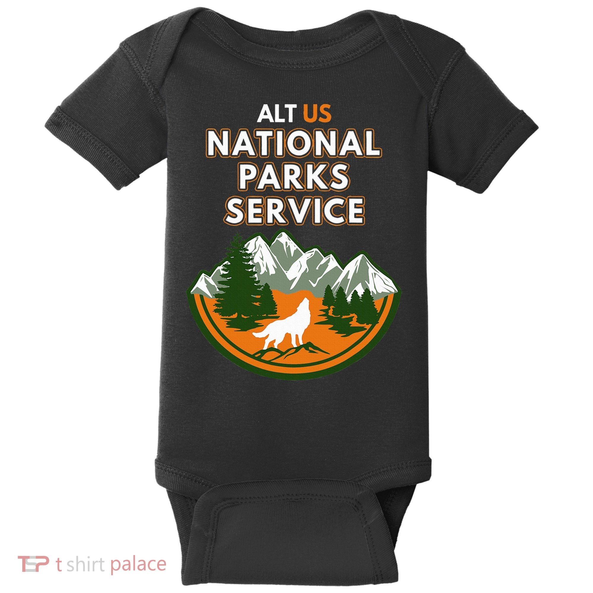 Resist Alt Us National Parks Service Baby Bodysuit