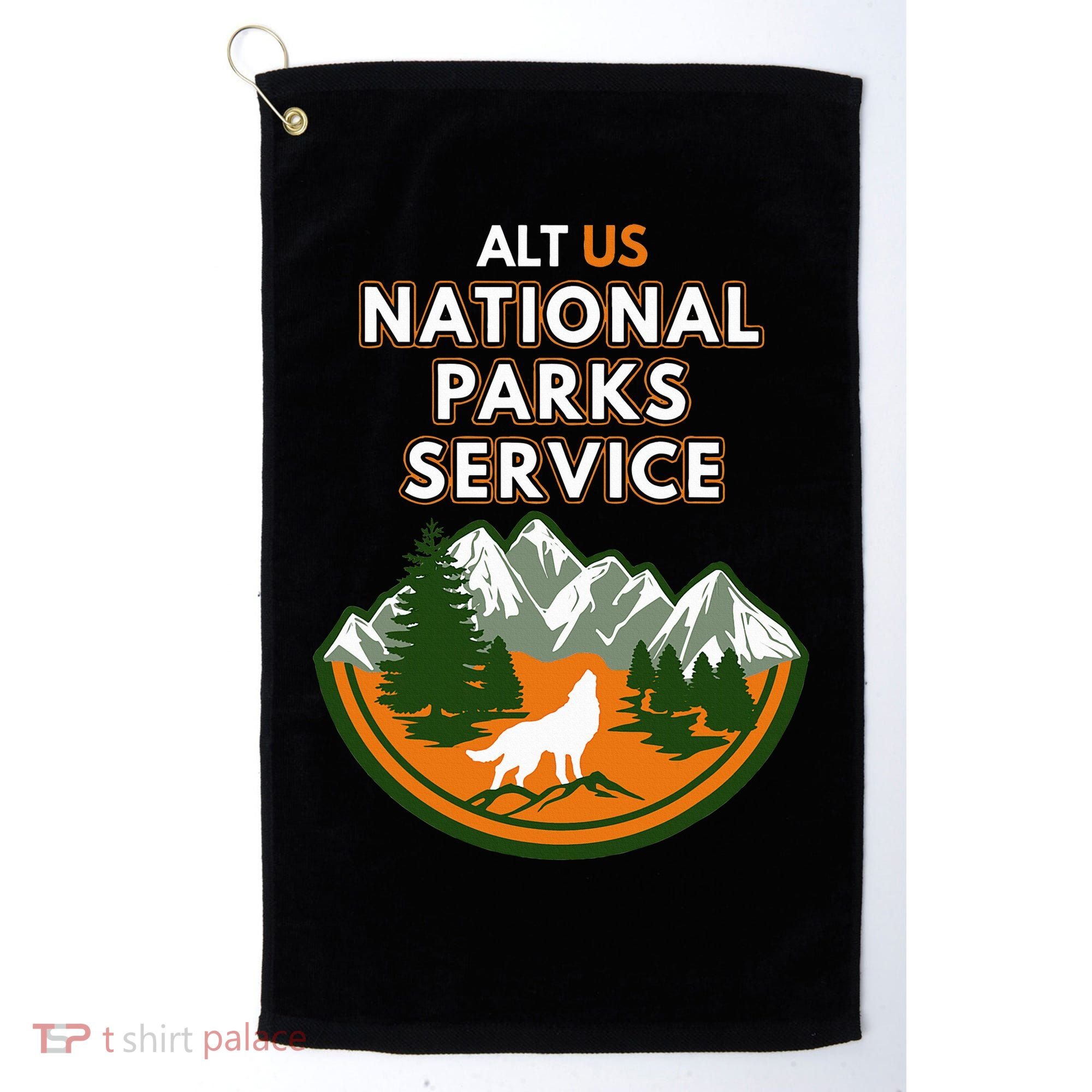 Resist Alt Us National Parks Service Golf Towel
