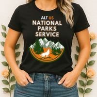 Resist Alt Us National Parks Service Women's T-Shirt thumb 2