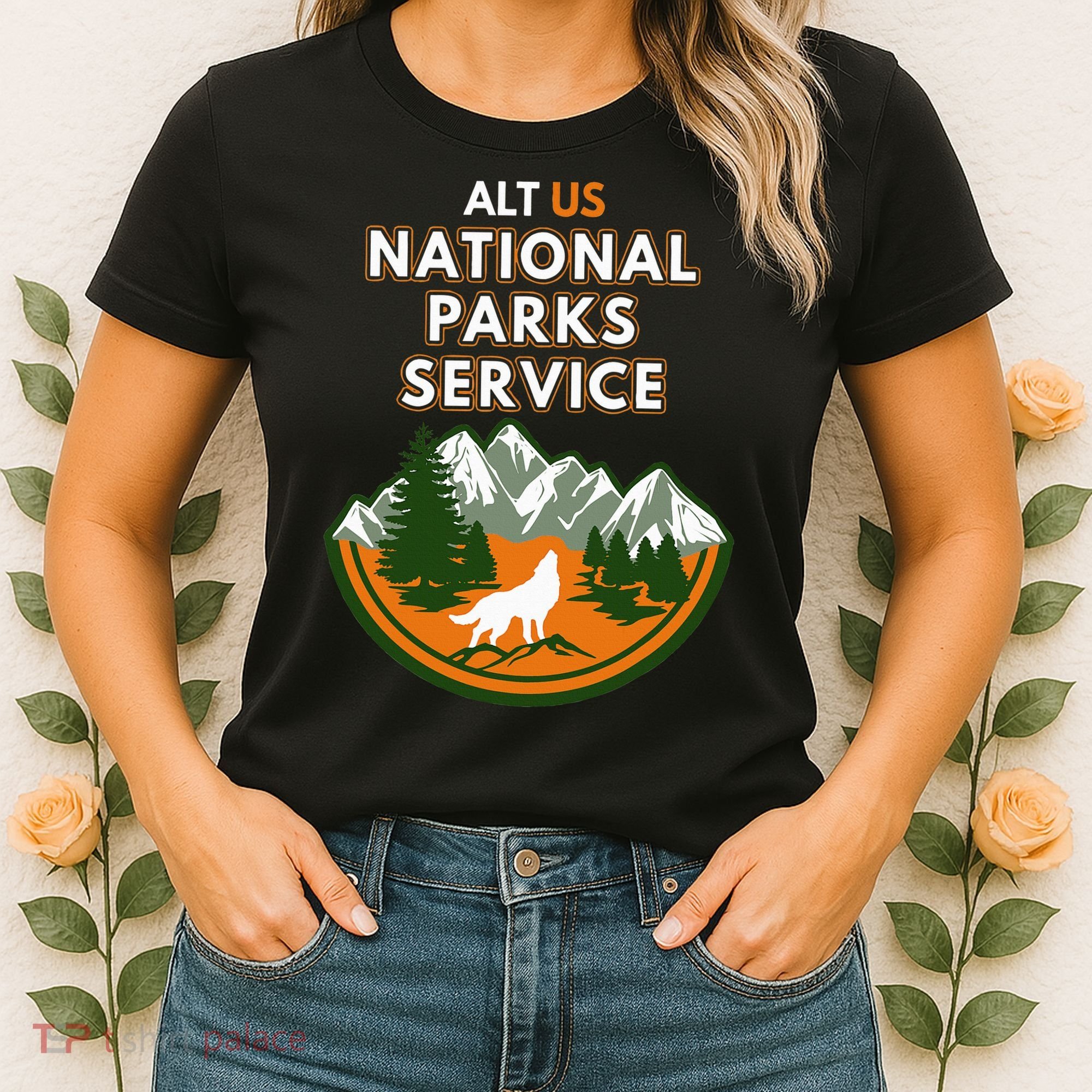 Resist Alt Us National Parks Service Women's T-Shirt