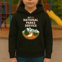 Resist Alt Us National Parks Service Kids Hoodie thumb 3