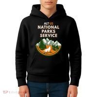 Resist Alt Us National Parks Service Kids Hoodie thumb 4