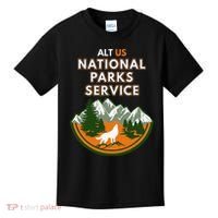 Resist Alt Us National Parks Service Kids T-Shirt thumb 0