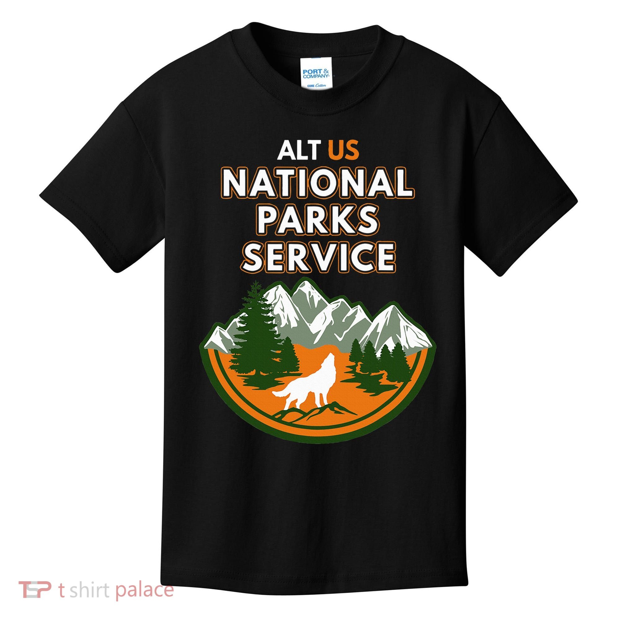Resist Alt Us National Parks Service Kids T-Shirt