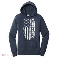 Roughneck - American US Flag Oilfield Patriot Women's Hoodie thumb 0