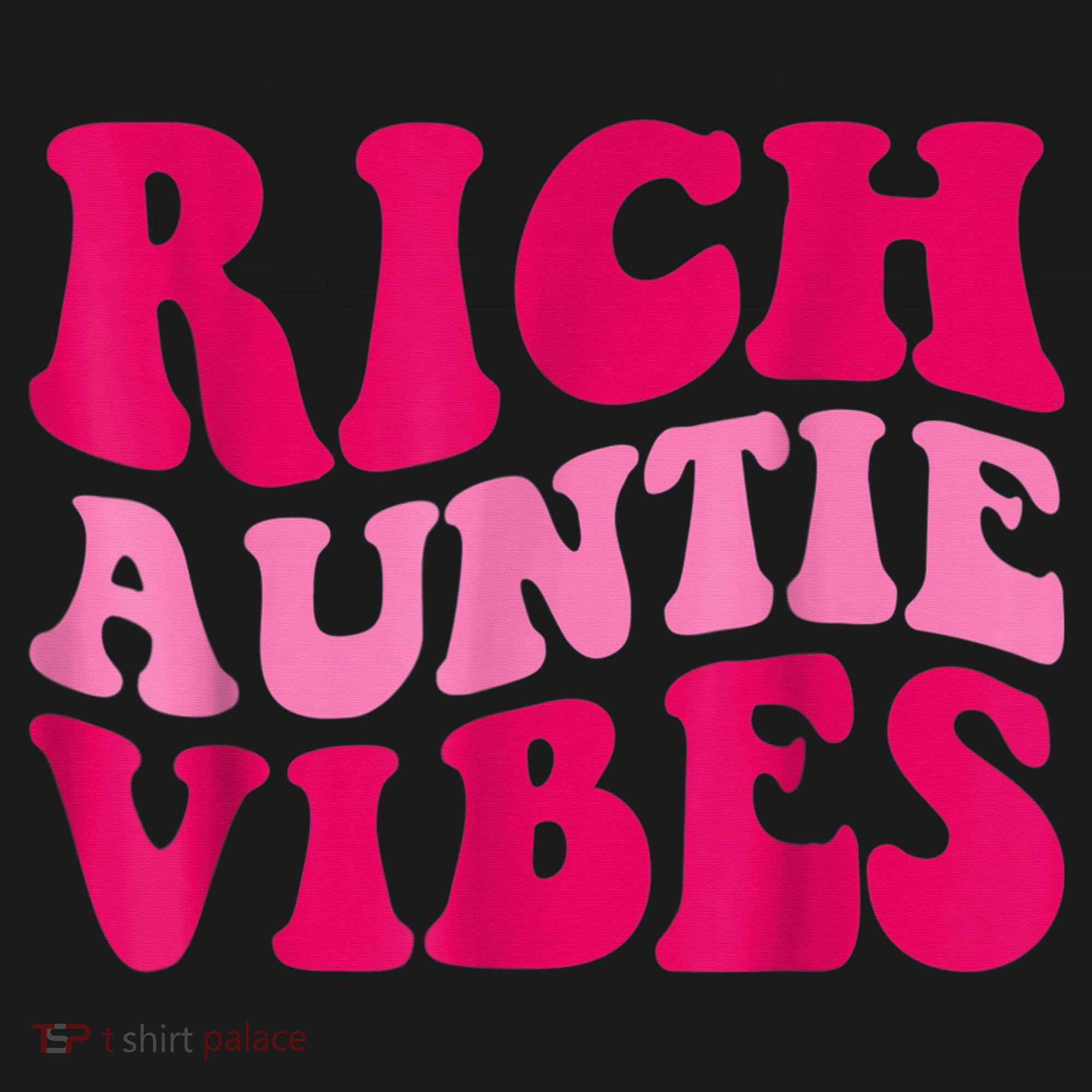 Rich Auntie Vibes Funny Aunt Saying Groovy Apparel Sweatshirt