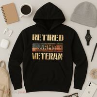 Retired army veteran Hoodie thumb 3
