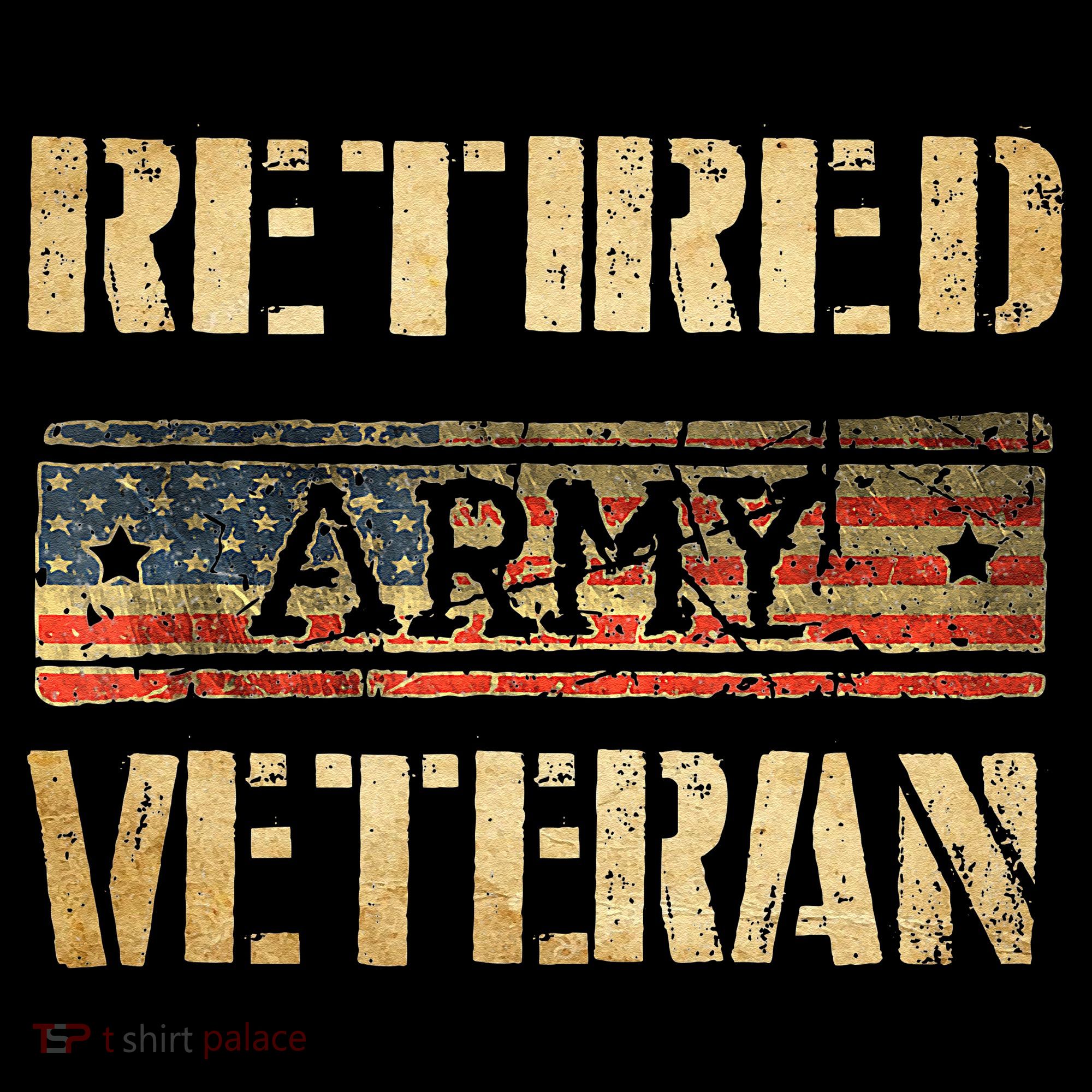 Retired army veteran Long Sleeve Shirt