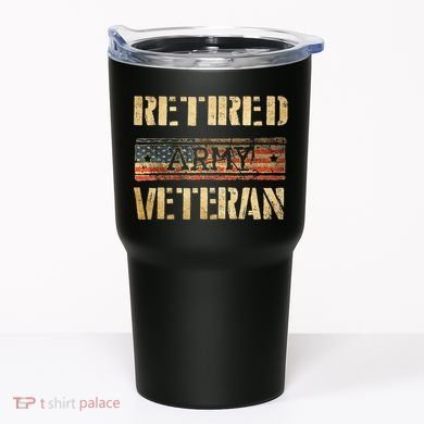 Retired army veteran Tumbler
