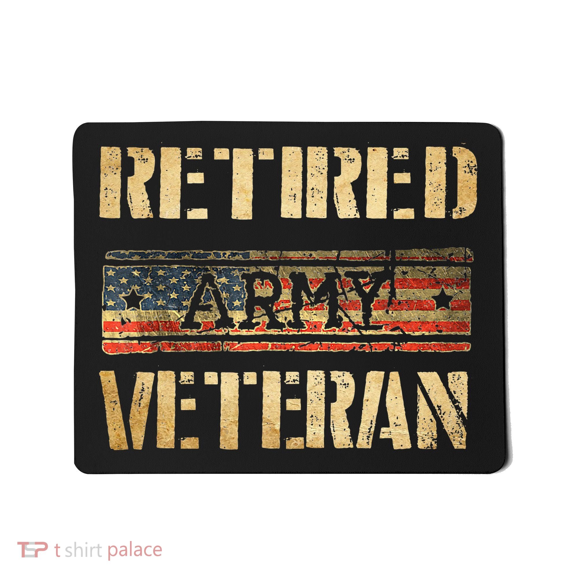 Retired army veteran Mousepad